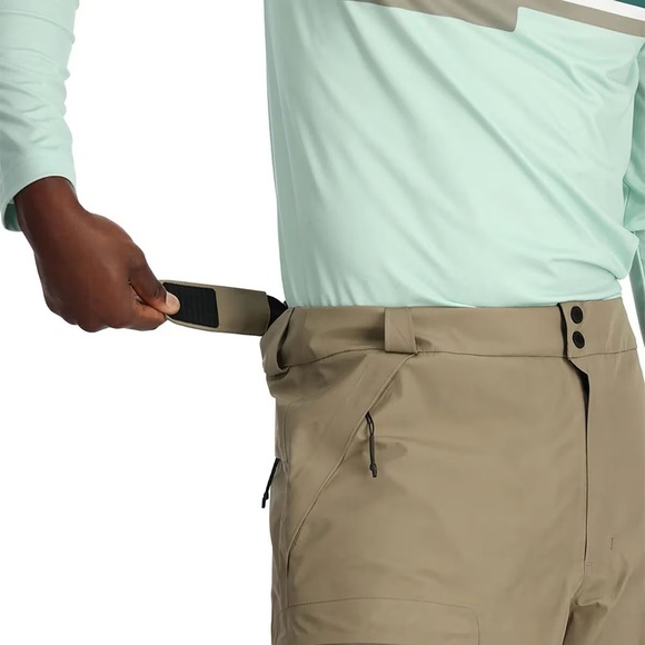 NWT Spyder Men’s Turret GTX Shell Pant - in Desert Taupe/Tan - Picture 4 of 11